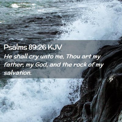 Psalms 89:26 KJV Free Bible Images