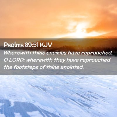 Psalms 89:51 KJV Free Bible Images