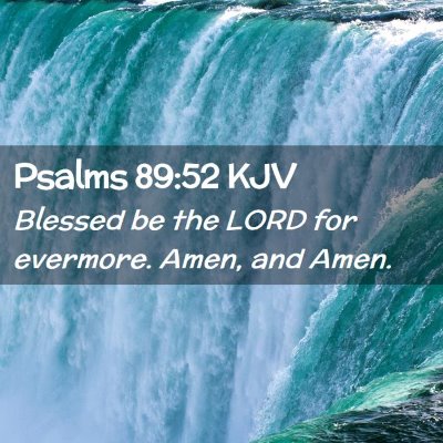 Psalms 89:52 KJV Free Bible Images