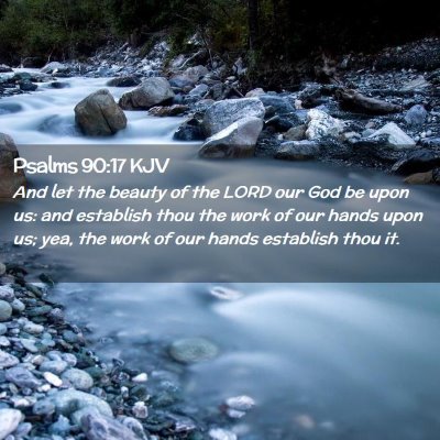 Psalms 90:17 KJV Free Bible Images