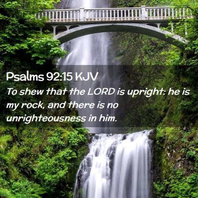 Psalms 92:15 KJV Free Bible Images