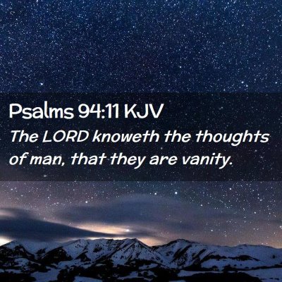 Psalms 94:11 KJV Free Bible Images