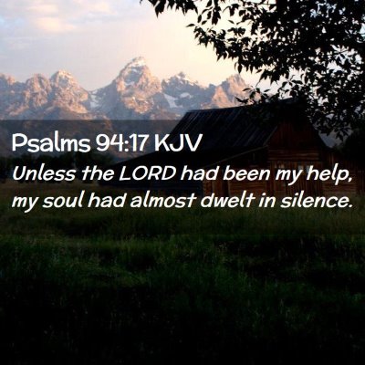 Psalms 94:17 KJV Free Bible Images