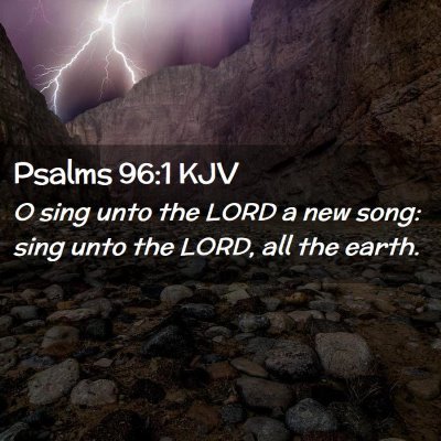 Psalms 96:1 KJV Free Bible Images