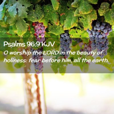 Psalms 96:9 KJV Free Bible Images