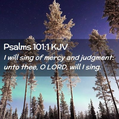 Psalms 101:1 KJV Free Bible Images