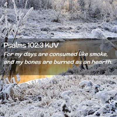 Psalms 102:3 KJV Free Bible Images