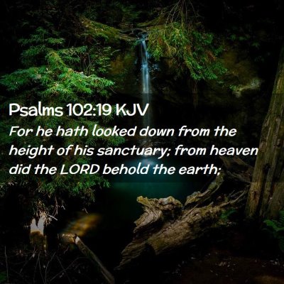 Psalms 102:19 KJV Free Bible Images