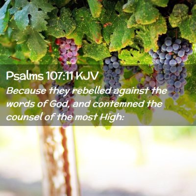 Psalms 107:11 KJV Free Bible Images