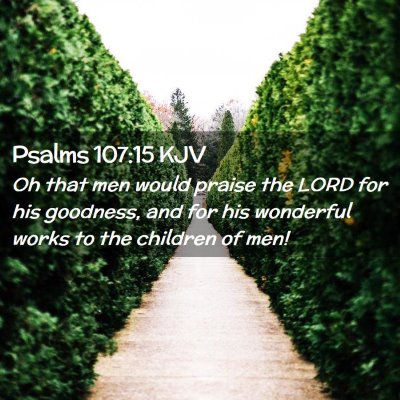 Psalms 107:15 KJV Free Bible Images