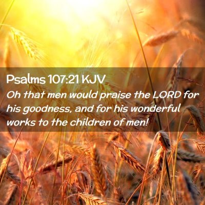 Psalms 107:21 KJV Free Bible Images