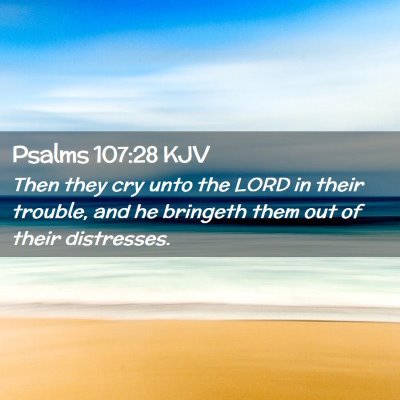 Psalms 107:28 KJV Free Bible Images