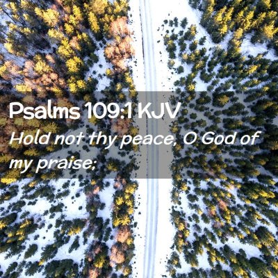 Psalms 109:1 KJV Free Bible Images