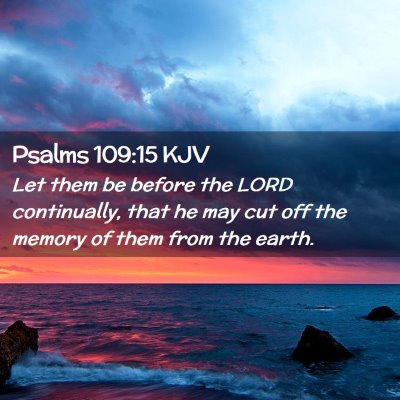 Psalms 109:15 KJV Free Bible Images