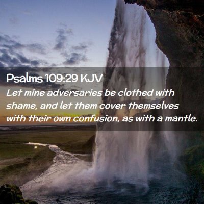 Psalms 109:29 KJV Free Bible Images