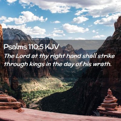 Psalms 110:5 KJV Free Bible Images