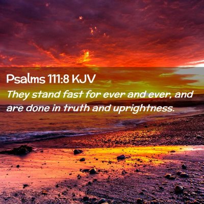 Psalms 111:8 KJV Free Bible Images