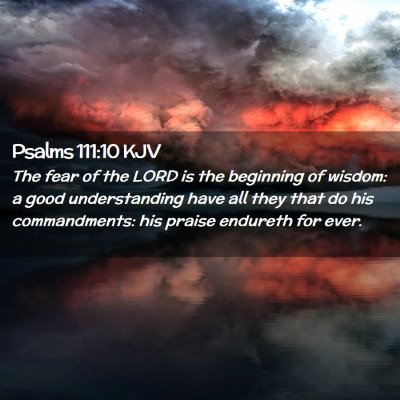 Psalms 111:10 KJV Free Bible Images