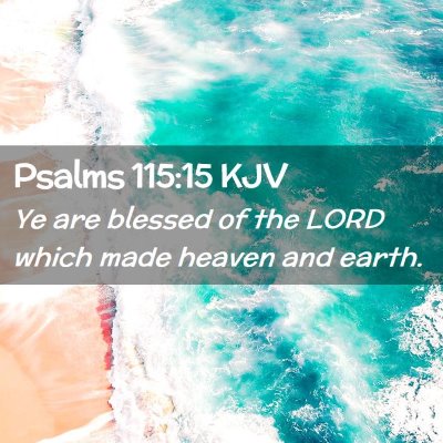 Psalms 115:15 KJV Free Bible Images