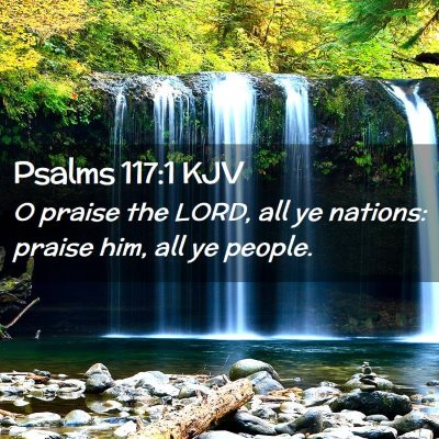 Psalms 117:1 KJV Free Bible Images