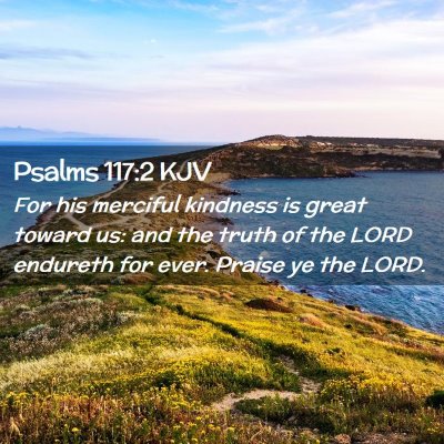 Psalms 117:2 KJV Free Bible Images