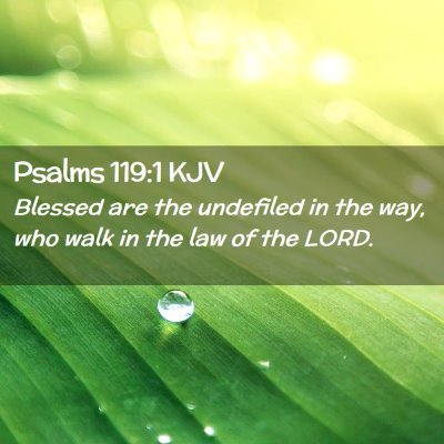 Psalms 119:1 KJV Free Bible Images