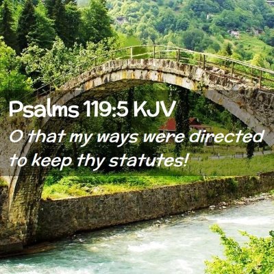 Psalms 119:5 KJV Free Bible Images