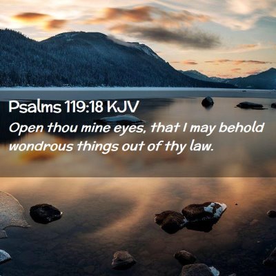 Psalms 119:18 KJV Free Bible Images