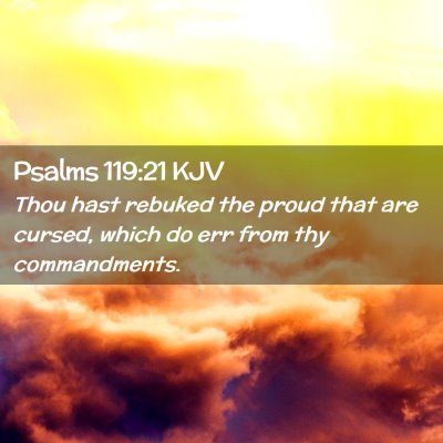 Psalms 119:21 KJV Free Bible Images