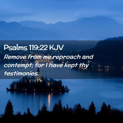 Psalms 119:22 KJV Free Bible Images