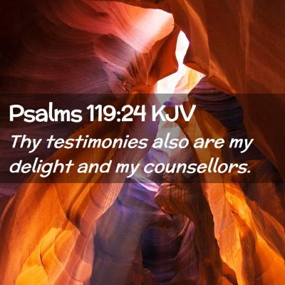 Psalms 119:24 KJV Free Bible Images