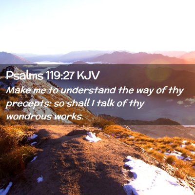 Psalms 119:27 KJV Free Bible Images