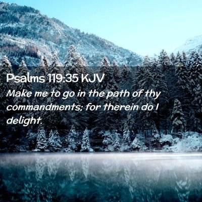 Psalms 119:35 KJV Free Bible Images