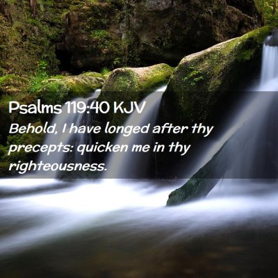 Psalms 119:40 KJV Free Bible Images