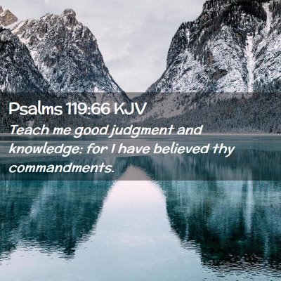 Psalms 119:66 KJV Free Bible Images