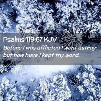 Psalms 119:67 KJV Free Bible Images