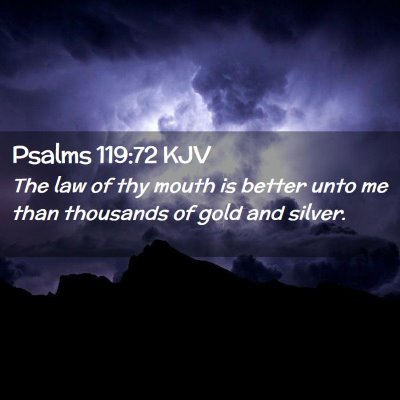 Psalms 119:72 KJV Free Bible Images