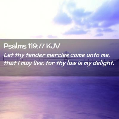 Psalms 119:77 KJV Free Bible Images