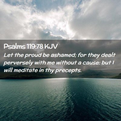 Psalms 119:78 KJV Free Bible Images