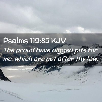 Psalms 119:85 KJV Free Bible Images