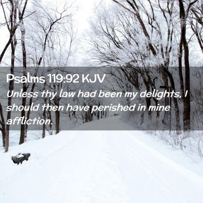 Psalms 119:92 KJV Free Bible Images