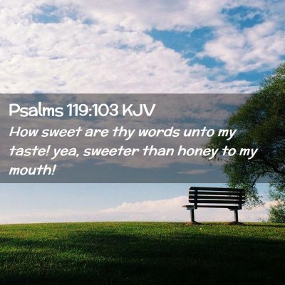 Psalms 119:103 KJV Free Bible Images