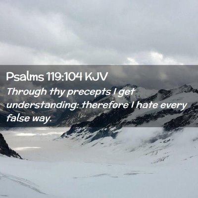 Psalms 119:104 KJV Free Bible Images