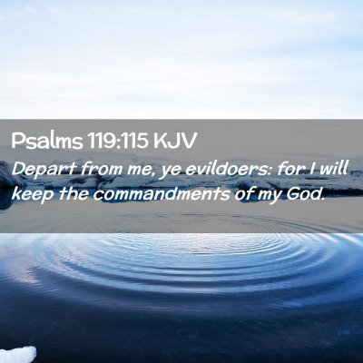 Psalms 119:115 KJV Free Bible Images