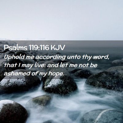 Psalms 119:116 KJV Free Bible Images