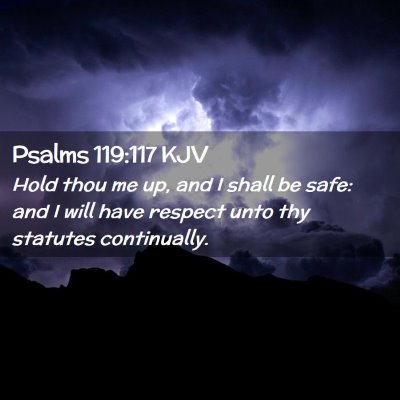 Psalms 119:117 KJV Free Bible Images