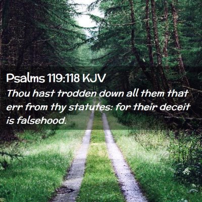 Psalms 119:118 KJV Free Bible Images