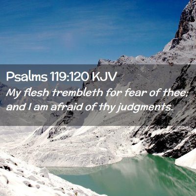 Psalms 119:120 KJV Free Bible Images