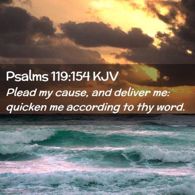 Psalms 119:154 KJV Free Bible Images