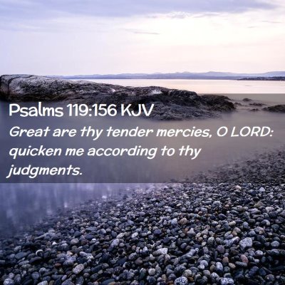 Psalms 119:156 KJV Free Bible Images